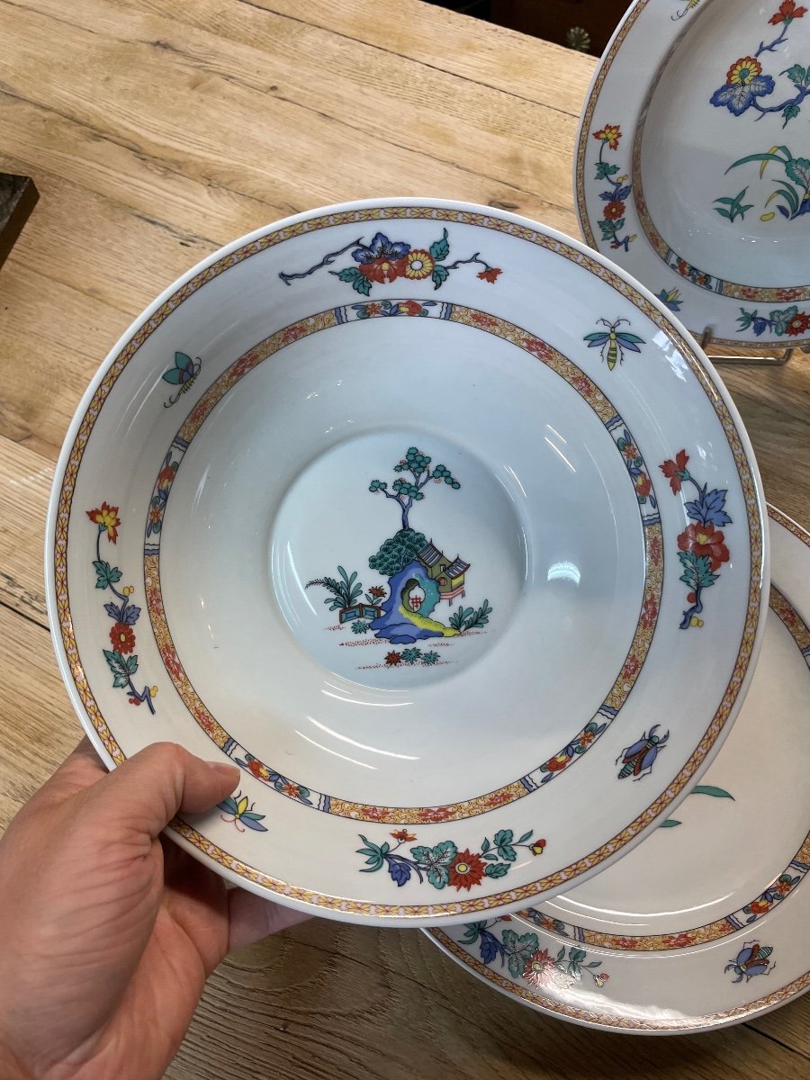 Proantic Bernardaud Porcelain Table Service Pak Hoi Chinese Kakiemo